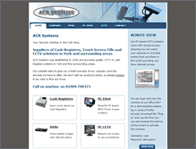 Tablet Screenshot of acrsystems.co.uk